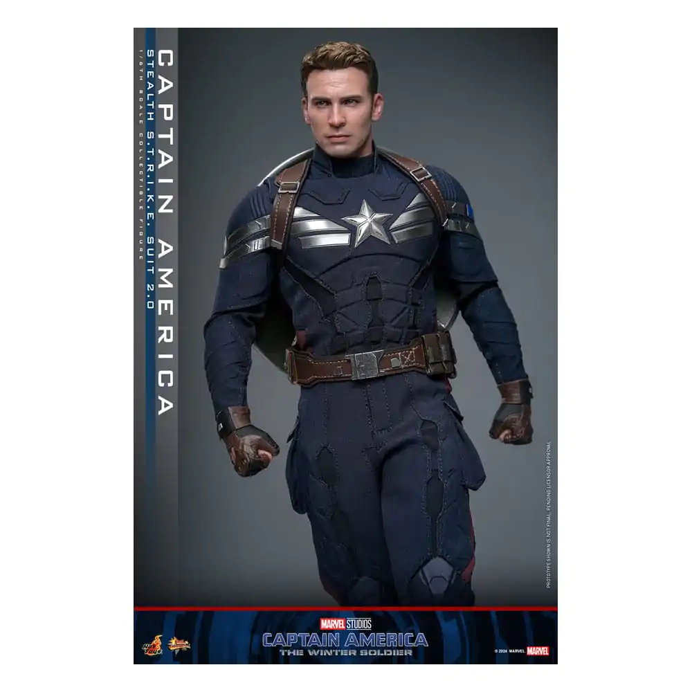 Captain America: The Winter Soldier Movie Masterpiece Akcijska figura 1/6 Captain America (Stealth S.T.R.I.K.E. Suit) 2.0 31 cm fotografija izdelka