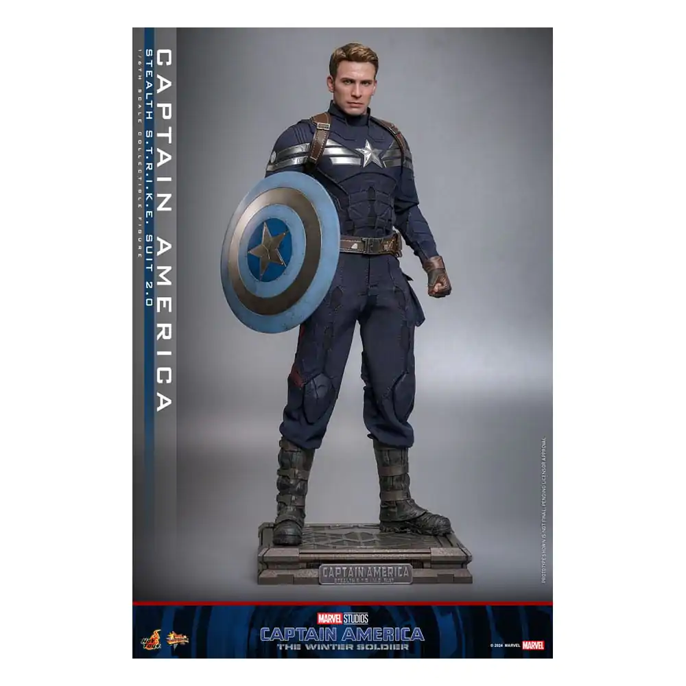 Captain America: The Winter Soldier Movie Masterpiece Akcijska figura 1/6 Captain America (Stealth S.T.R.I.K.E. Suit) 2.0 31 cm fotografija izdelka