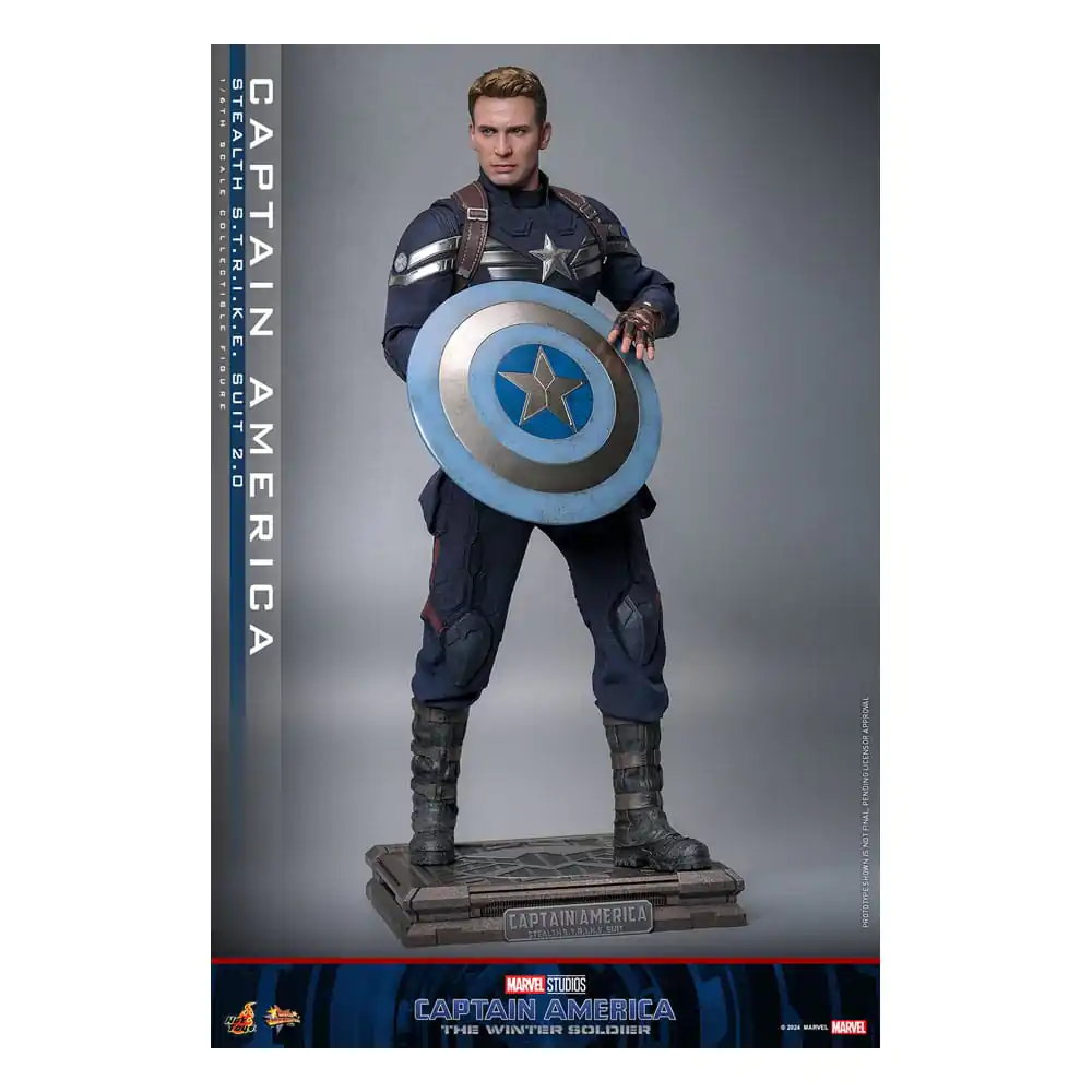 Captain America: The Winter Soldier Movie Masterpiece Akcijska figura 1/6 Captain America (Stealth S.T.R.I.K.E. Suit) 2.0 31 cm fotografija izdelka