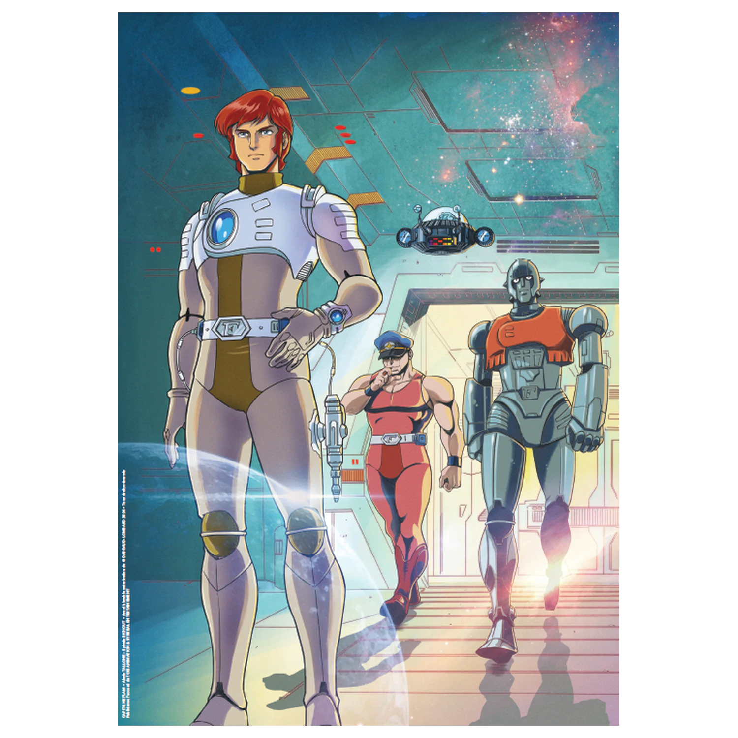 Captain Future plakat + sestavljanka 1000db fotografija izdelka