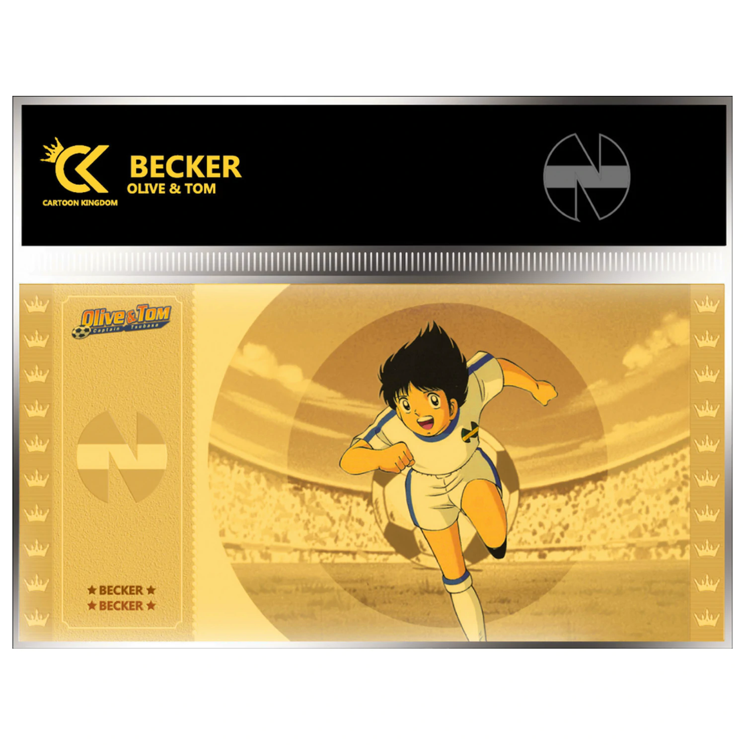Captain Tsubasa Becker zlata vstopnica fotografija izdelka