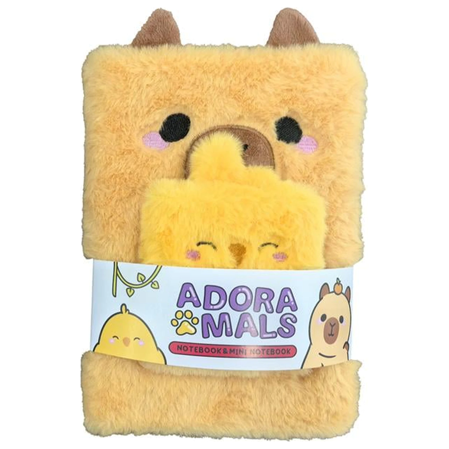 Capybara Duke Premium Fluffy zvezek + 1 Mini fotografija izdelka