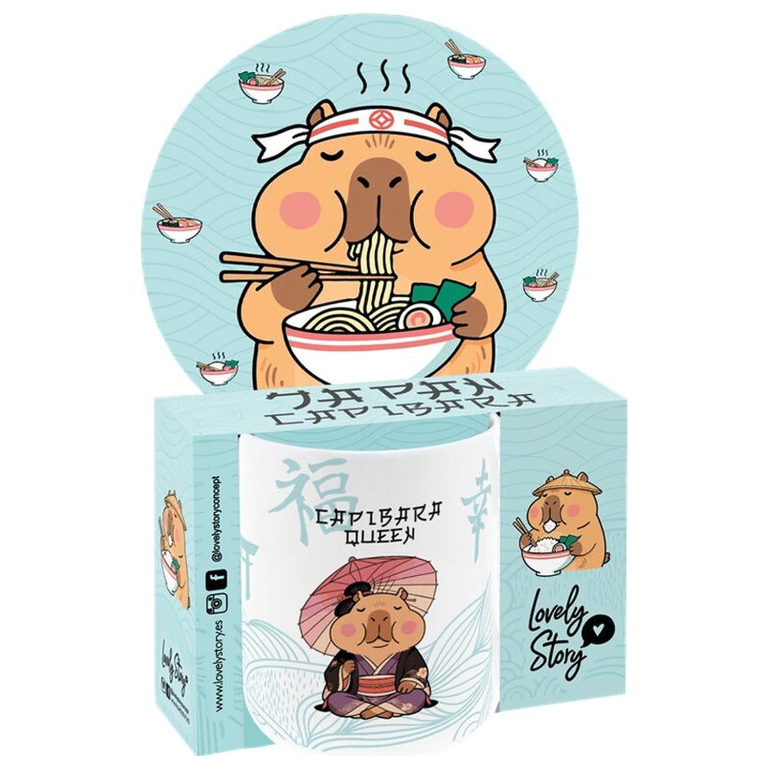 Capybara Queen skodelica 330 ml fotografija izdelka