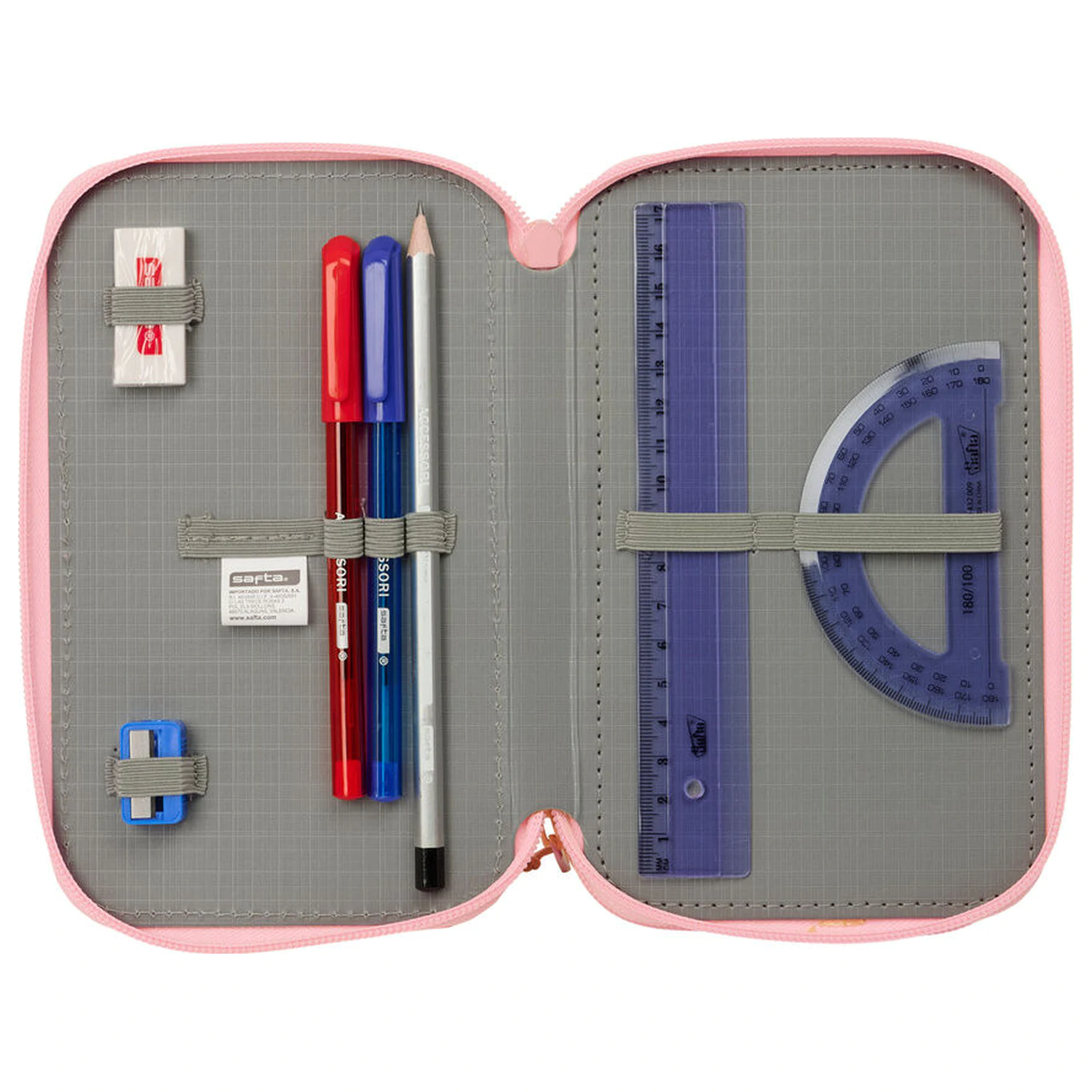 Capybara trojni etui za svinčnike 37 kosov fotografija izdelka