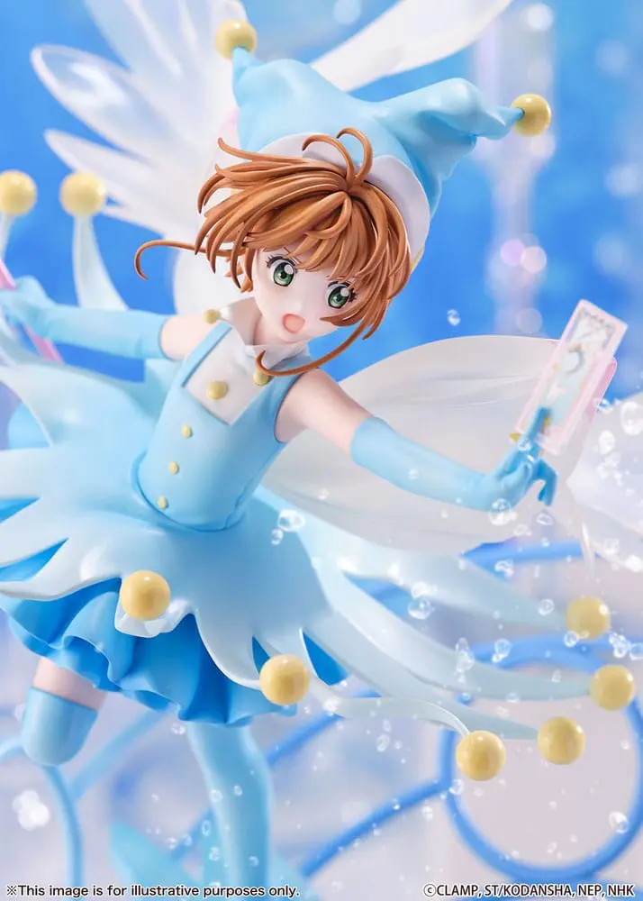 Cardcaptor Sakura PVC Kip 1/7 Sakura Kinomoto Bojni Kostum Water Ver. 36 cm fotografija izdelka