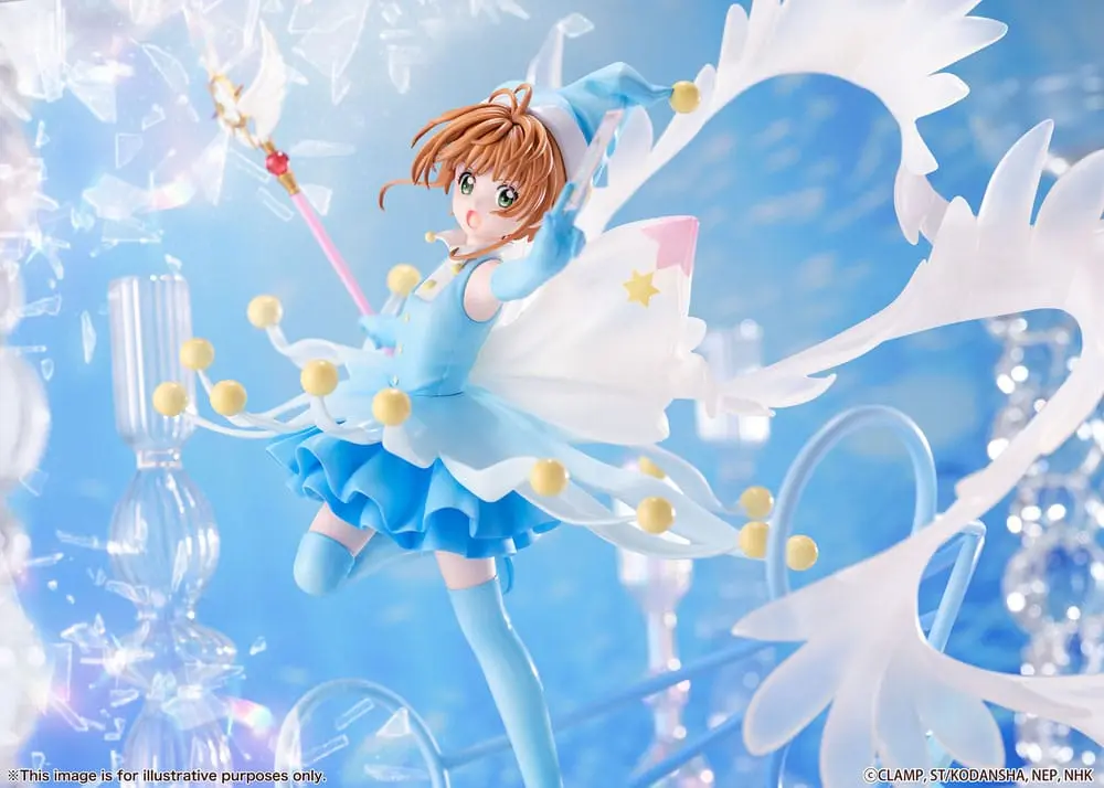 Cardcaptor Sakura PVC Kip 1/7 Sakura Kinomoto Bojni Kostum Water Ver. 36 cm fotografija izdelka