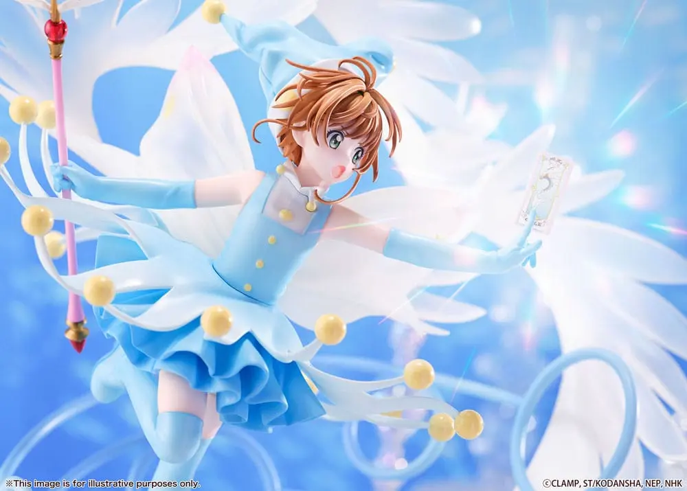 Cardcaptor Sakura PVC Kip 1/7 Sakura Kinomoto Bojni Kostum Water Ver. 36 cm fotografija izdelka