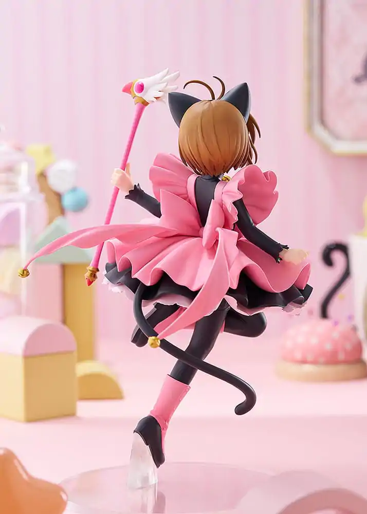 Cardcaptor Sakura Pop Up Parade PVC Kip Sakura Kinomoto: Black Cat Costume Ver. L velikost 22 cm fotografija izdelka