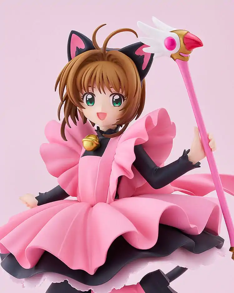 Cardcaptor Sakura Pop Up Parade PVC Kip Sakura Kinomoto: Black Cat Costume Ver. L velikost 22 cm fotografija izdelka