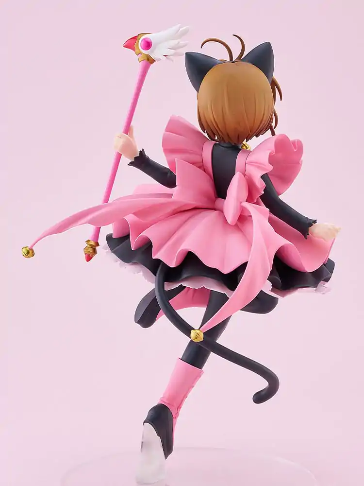 Cardcaptor Sakura Pop Up Parade PVC Kip Sakura Kinomoto: Black Cat Costume Ver. L velikost 22 cm fotografija izdelka