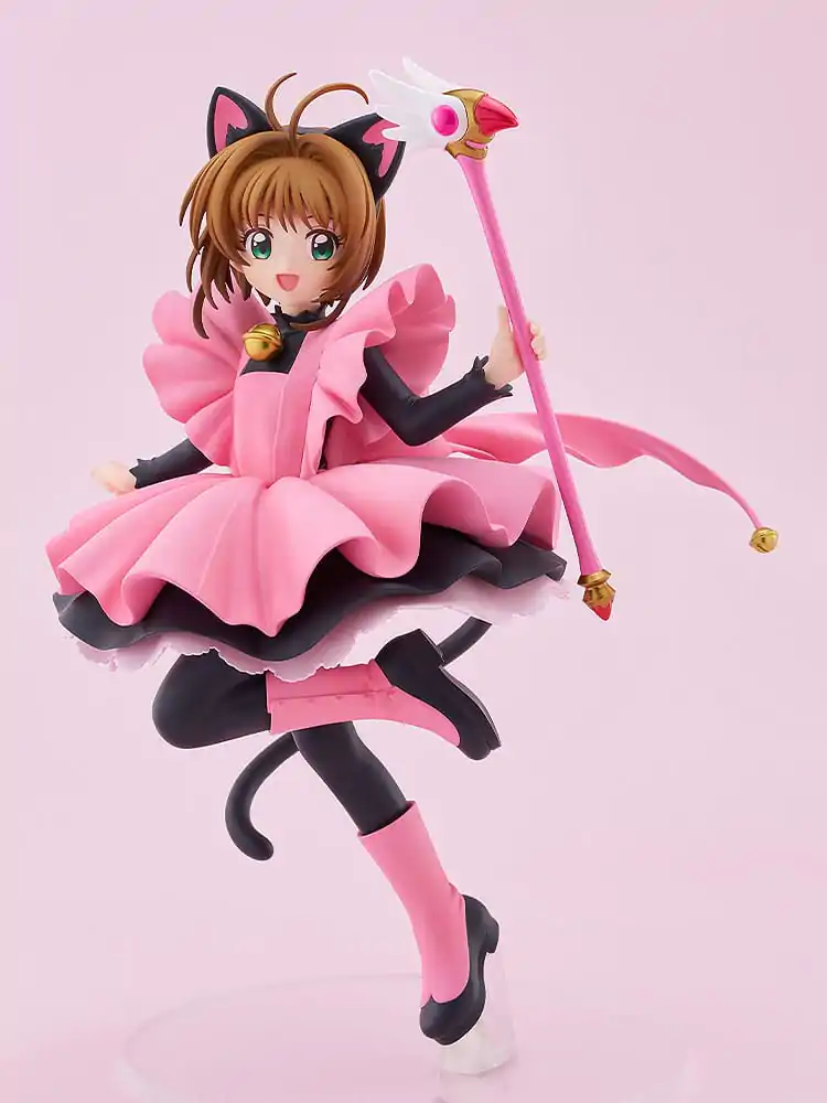 Cardcaptor Sakura Pop Up Parade PVC Kip Sakura Kinomoto: Black Cat Costume Ver. L velikost 22 cm fotografija izdelka
