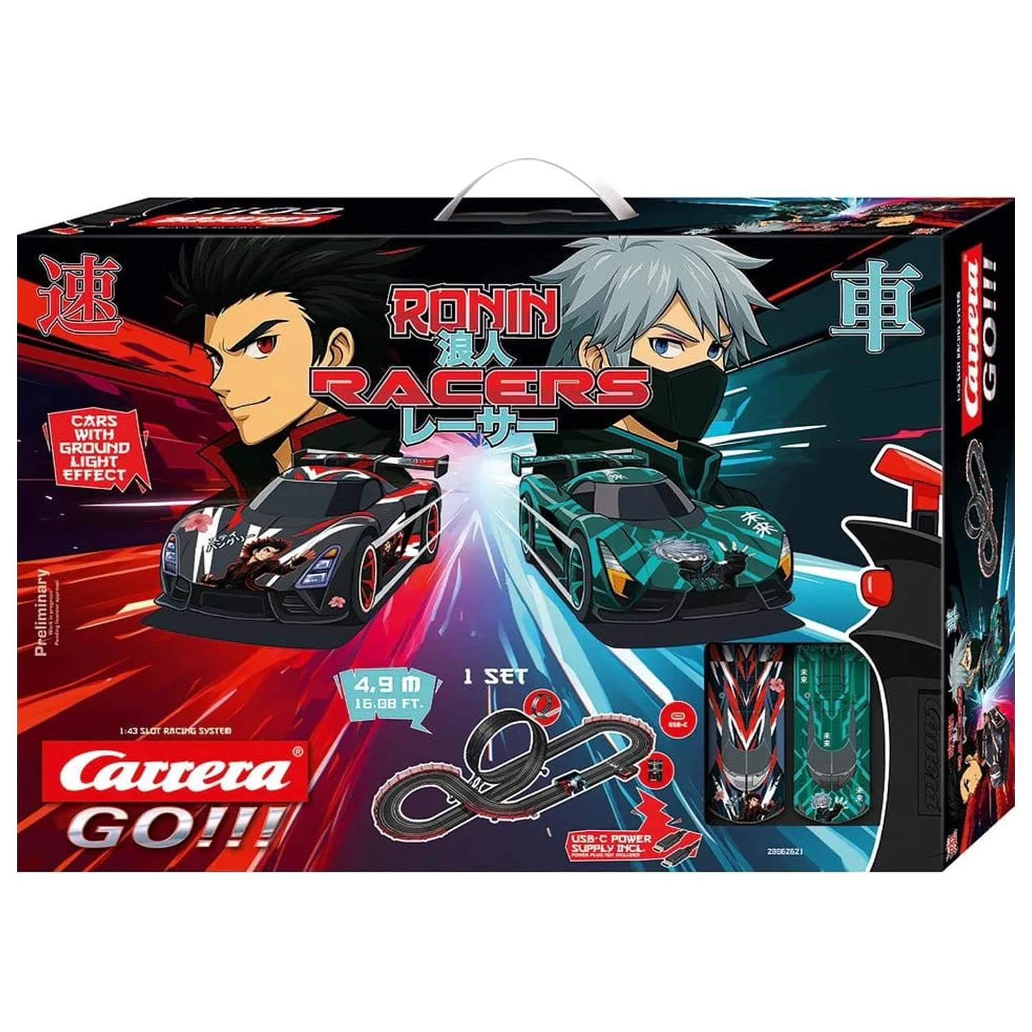 Carrera GO!!! Komplet proge za dirkalnike na avtorezi Ronin Racers fotografija izdelka