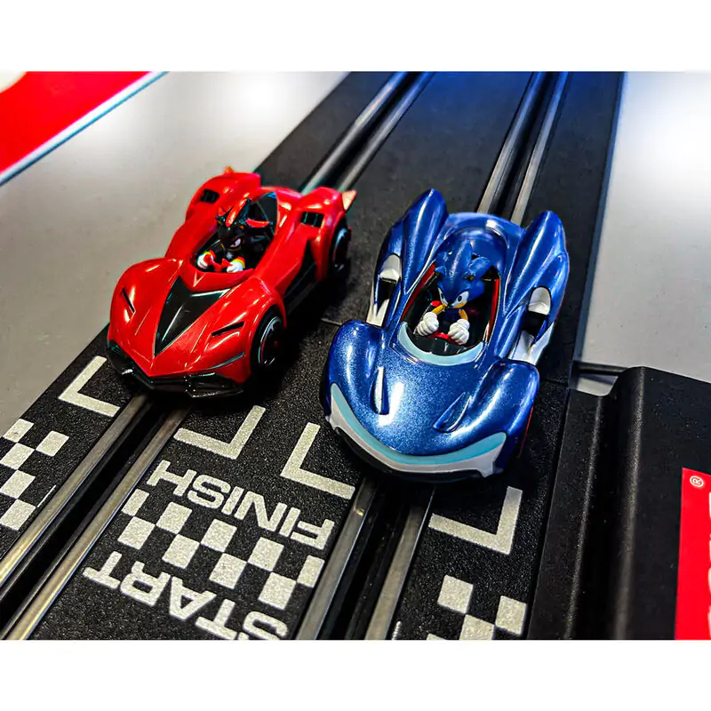 Carrera GO!!! Sonic the Hedgehog Sonic + Shadow dirkalno vezje fotografija izdelka
