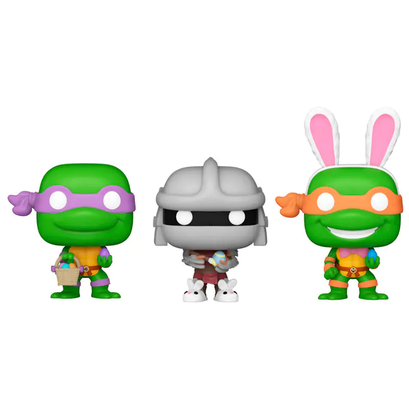 Korenček Pocket POP blister 3 figure Ninja Turtles Donatello Shredder Michelangelo fotografija izdelka