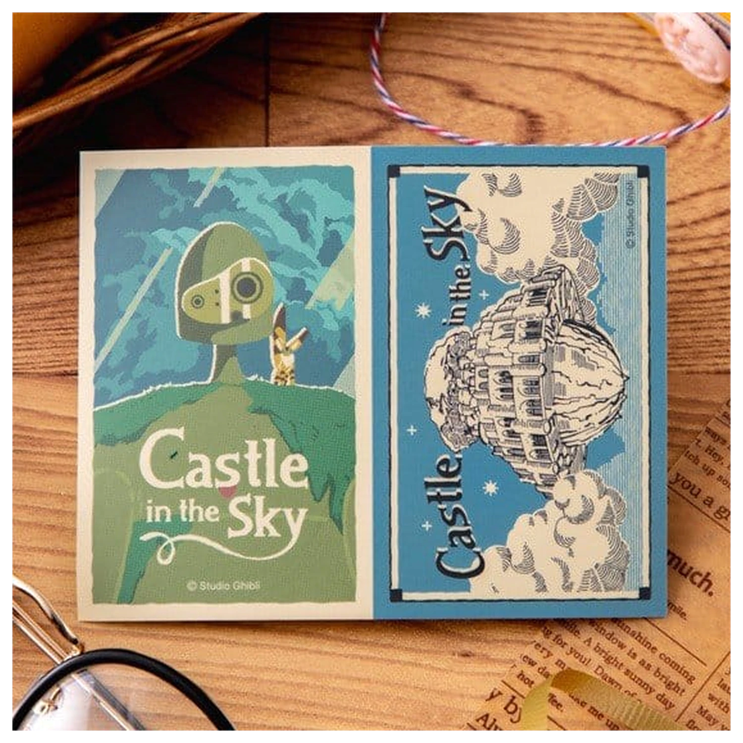 Castle in the Sky nalepka Robot & Castle Laputa Retro fotografija izdelka