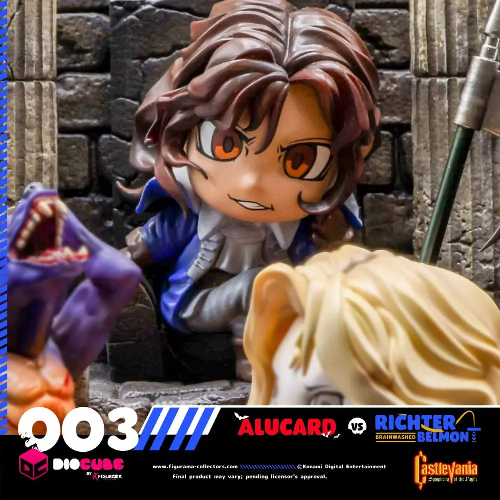 Castlevania DioCube PVC Diorama Alucard Vs Richter Belmont 15 cm fotografija izdelka