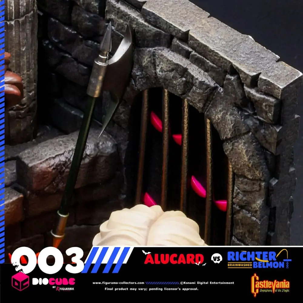 Castlevania DioCube PVC Diorama Alucard Vs Richter Belmont 15 cm fotografija izdelka