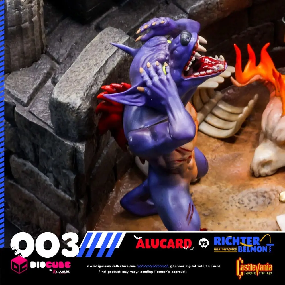 Castlevania DioCube PVC Diorama Alucard Vs Richter Belmont 15 cm fotografija izdelka