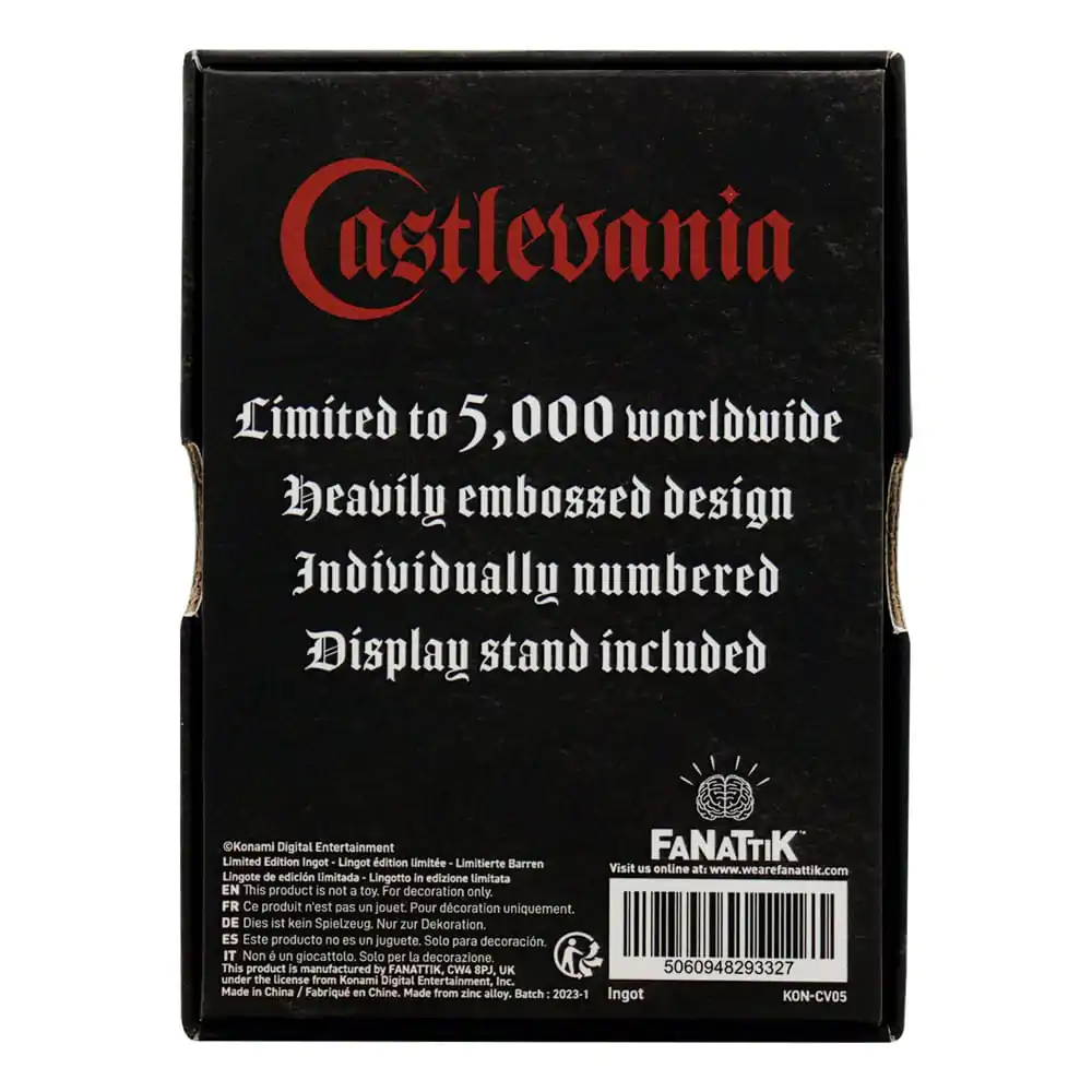 Castlevania Ingot Dracula Limited Edition - *palica* Dracula - *omejena izdaja* fotografija izdelka