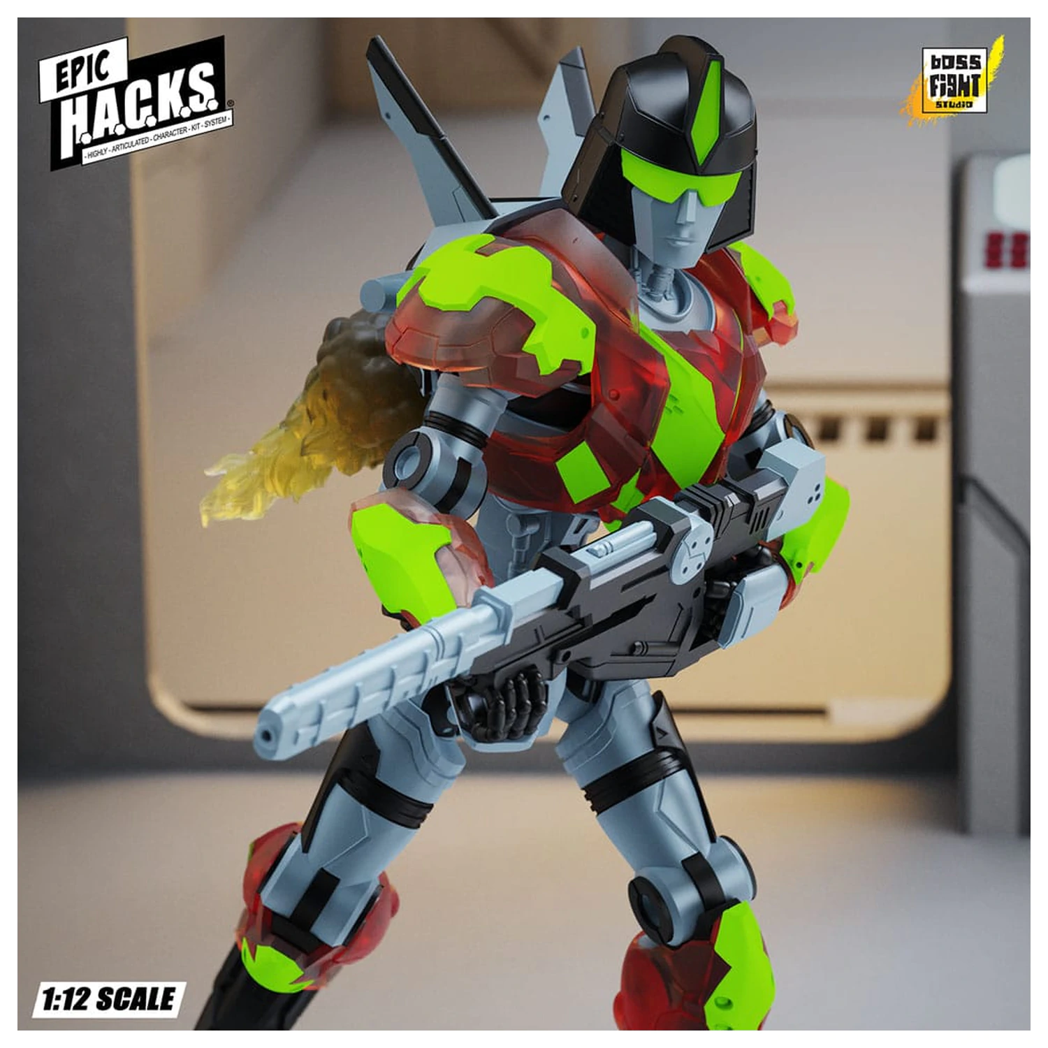 CGT Corp Epic H.A.C.K.S. Akcijska figura 1/12 Val 1 CGT Combat Drone: Okretni bojni robot 18 cm fotografija izdelka