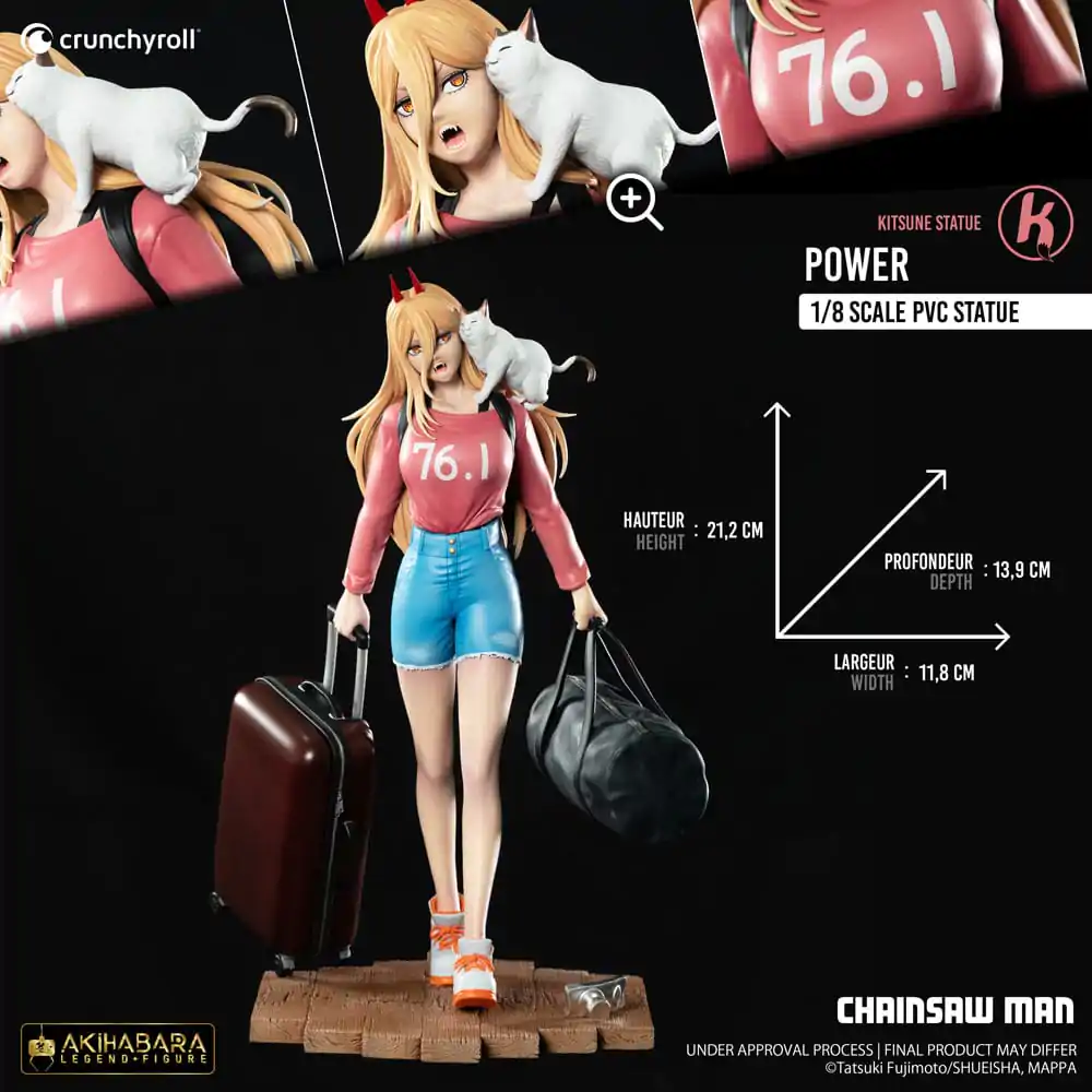 Chainsaw Man PVC kip 1/8 Power 21 cm fotografija izdelka