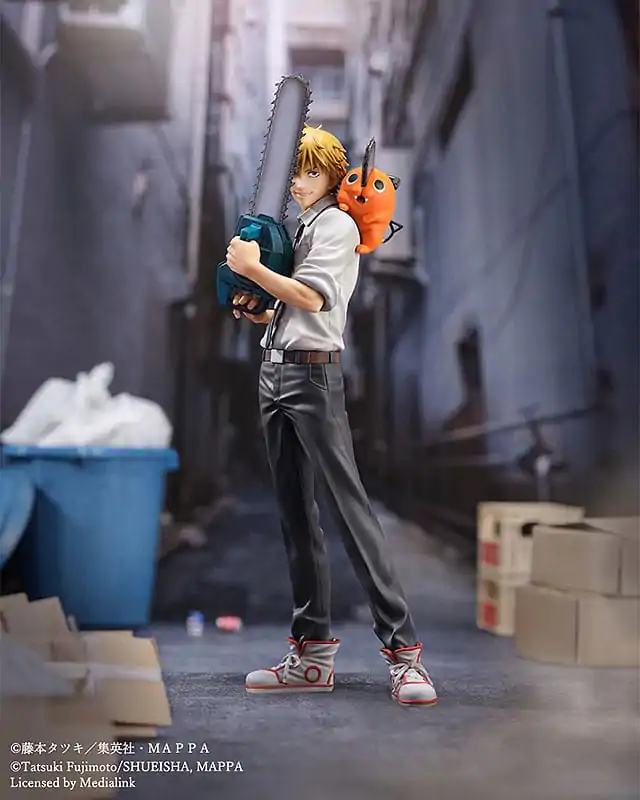 Chainsaw Man Luminasta PVC Kip 1/7 Denji & Pochita 24 cm fotografija izdelka