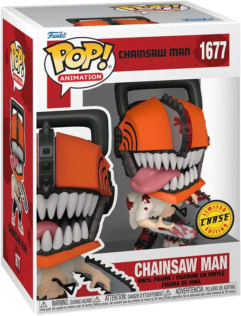 Chainsaw Man POP! Animation Vinyl Figura Chainsaw Man 9 cm Chase fotografija izdelka