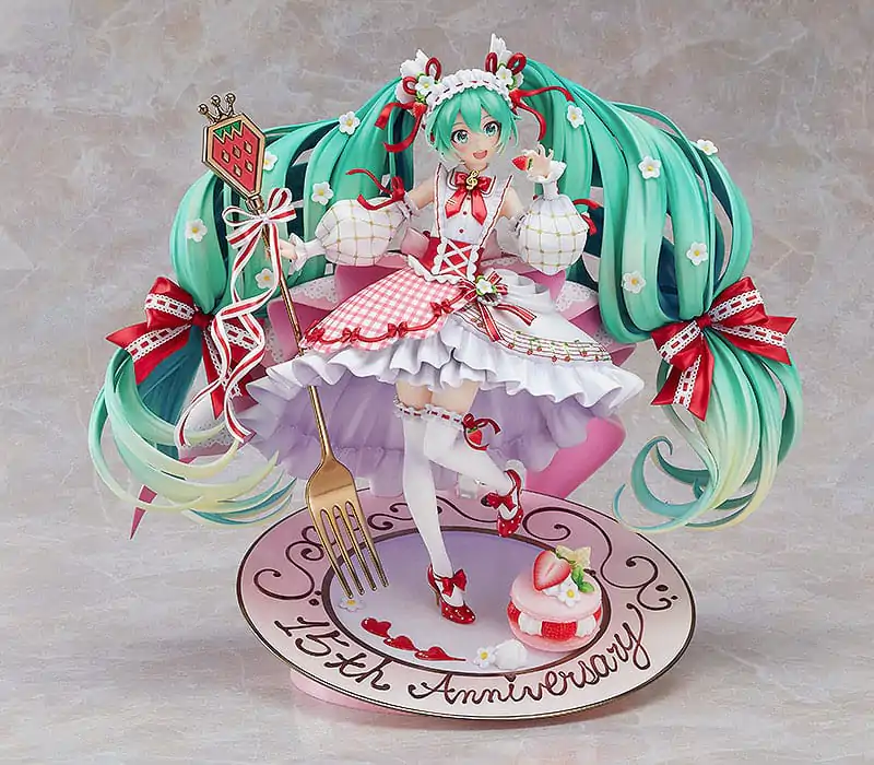 Character Vocal Series 01: Hatsune Miku PVC kip 1/7 Hatsune Miku: 15th Anniversary Ver. 29 cm fotografija izdelka