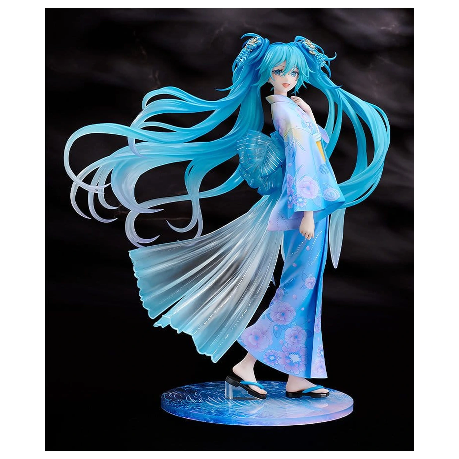 Character Vocal Series 01: Hatsune Miku PVC figura 1/7 Music & Fire Works Ver. 23 cm fotografija izdelka