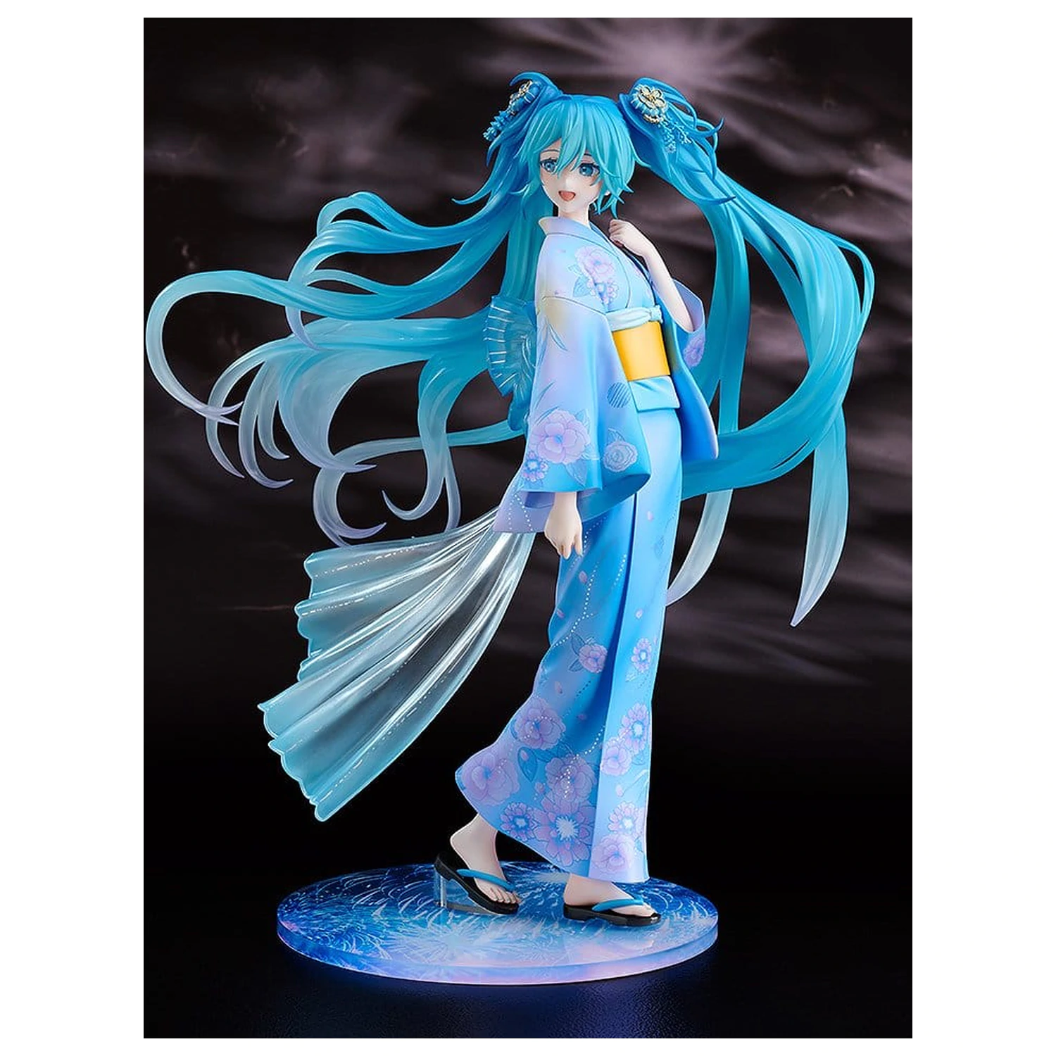 Character Vocal Series 01: Hatsune Miku PVC figura 1/7 Music & Fire Works Ver. 23 cm fotografija izdelka