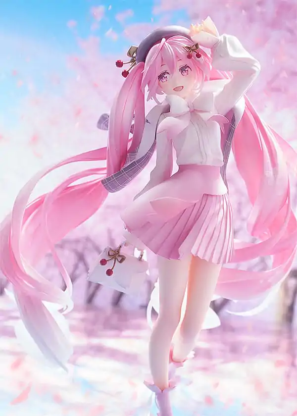 Character Vocal Series 01: Hatsune Miku PVC Kip 1/7 Sakura Miku: Hanami Outfit Ver. 28 cm fotografija izdelka