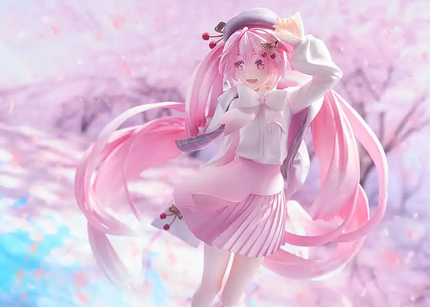 Character Vocal Series 01: Hatsune Miku PVC Kip 1/7 Sakura Miku: Hanami Outfit Ver. 28 cm fotografija izdelka