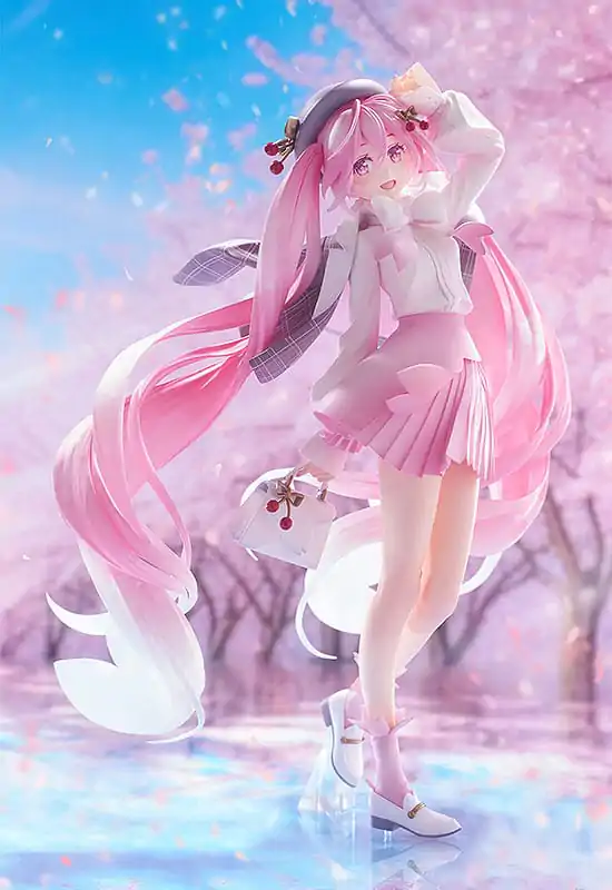 Character Vocal Series 01: Hatsune Miku PVC Kip 1/7 Sakura Miku: Hanami Outfit Ver. 28 cm fotografija izdelka