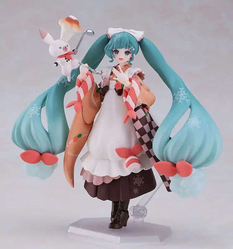 Character Vocal Series 01: Hatsune Miku Figma Akcijska Figura Snow Miku: Winter Delicacy Ver. 14 cm fotografija izdelka