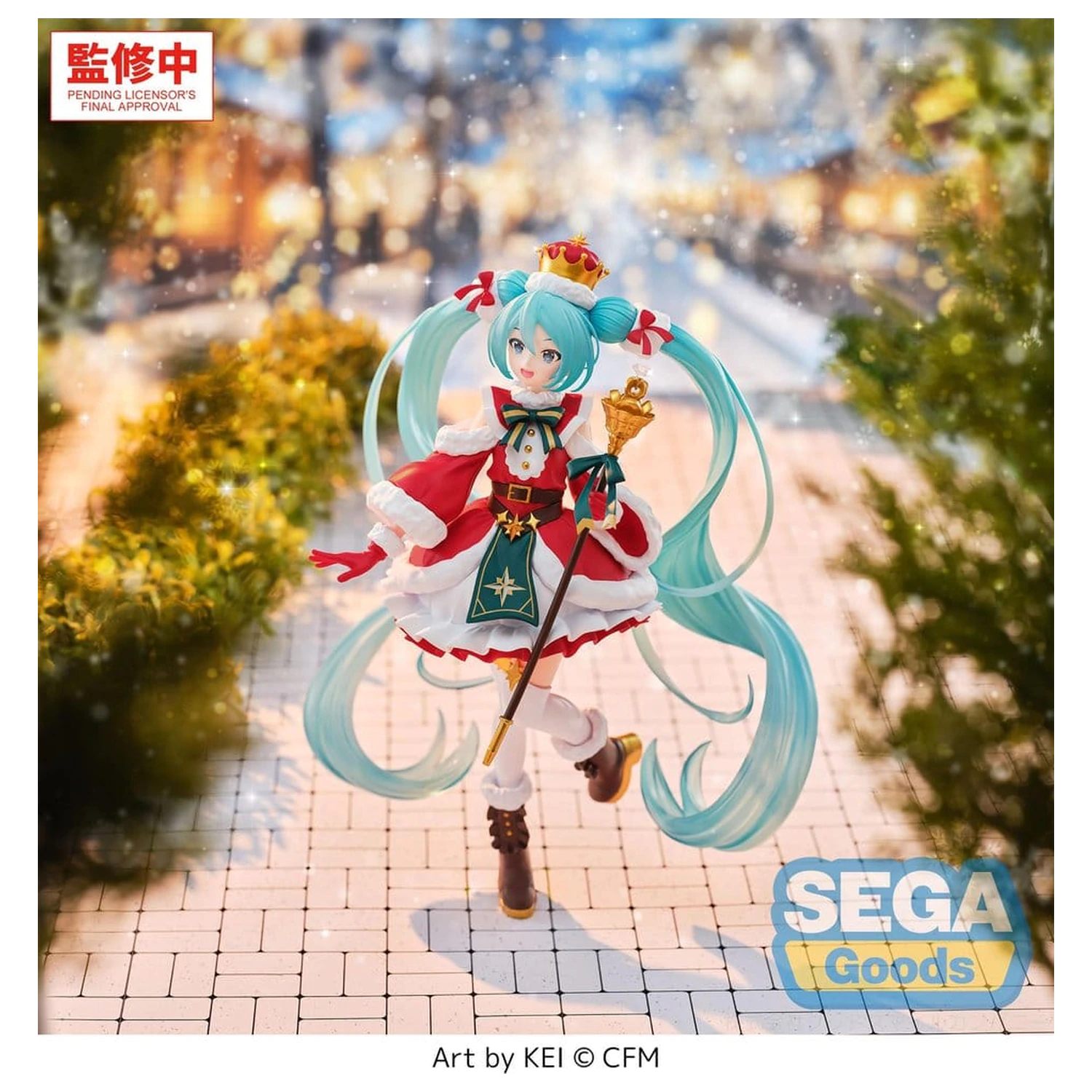 Character Vocal Series 01: Hatsune Miku FIGURIZMa PVC figura božič 2026 27 cm fotografija izdelka