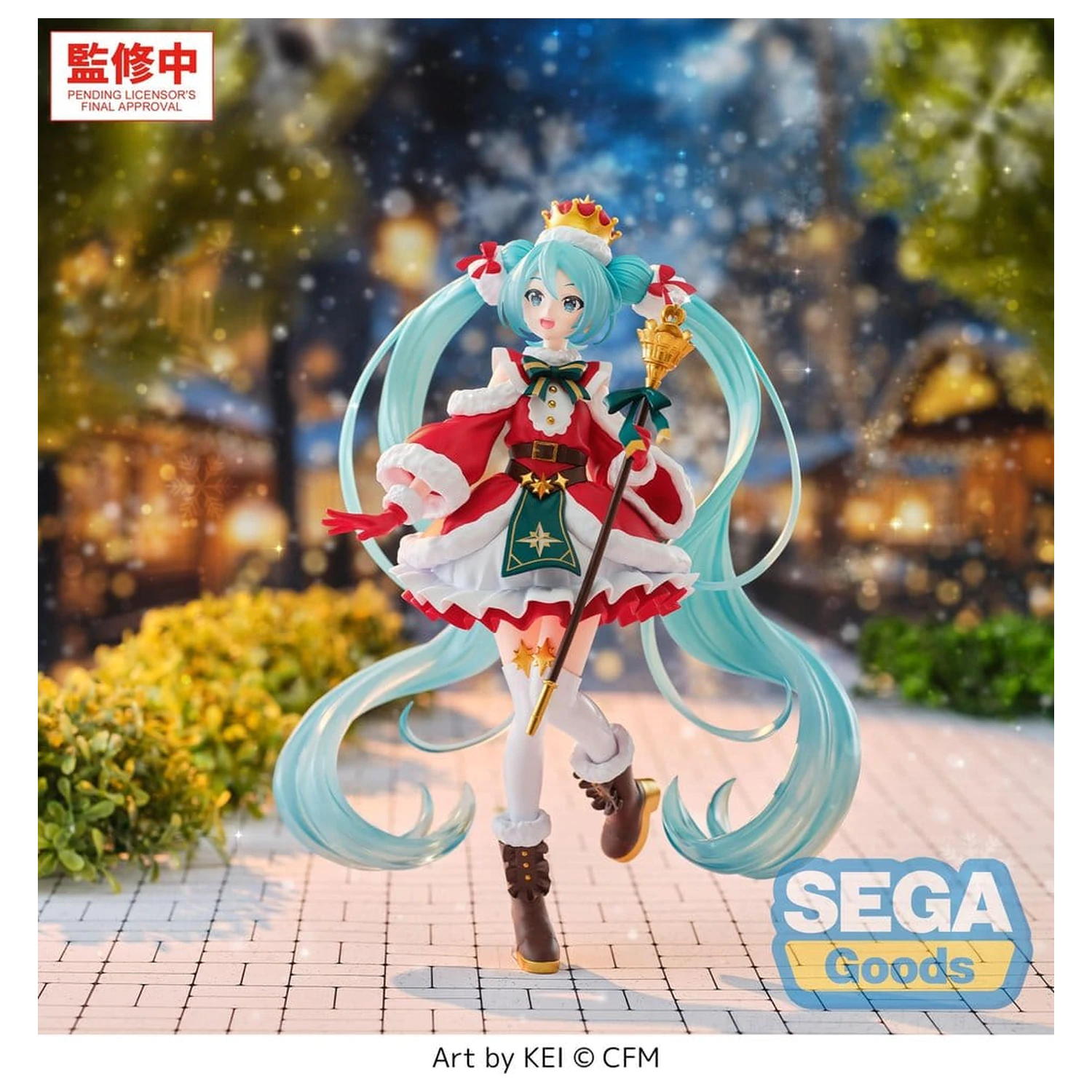 Character Vocal Series 01: Hatsune Miku FIGURIZMa PVC figura božič 2026 27 cm fotografija izdelka