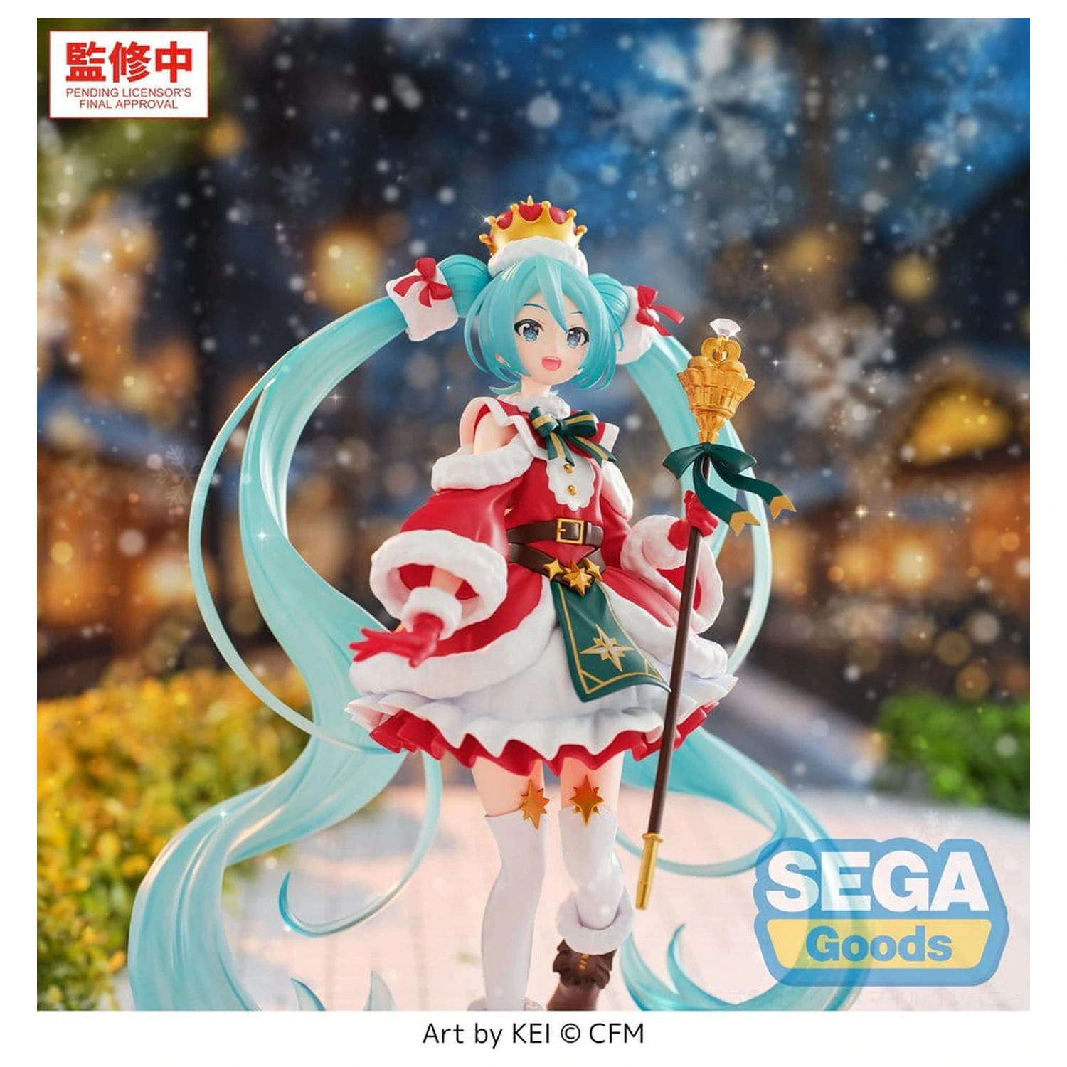Character Vocal Series 01: Hatsune Miku FIGURIZMa PVC figura božič 2026 27 cm fotografija izdelka