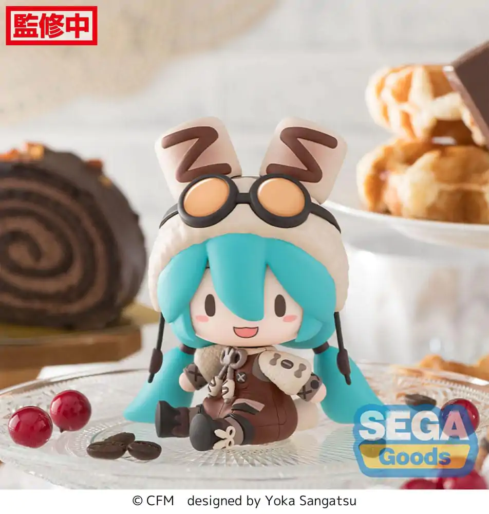 Character Vocal Series 01: Hatsune Miku Fuwa Petit Chibi figúrka Hatsune Miku Marshmallow horúce kakao 10 cm fotografija izdelka