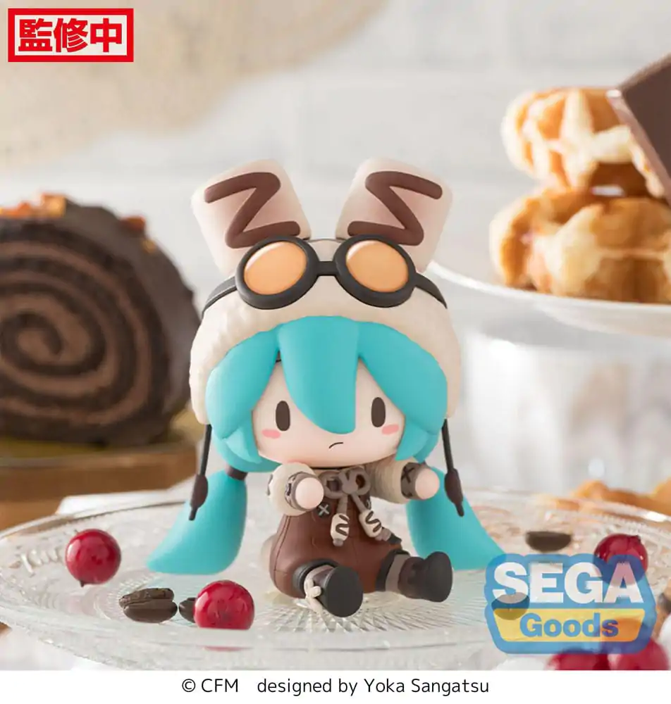 Character Vocal Series 01: Hatsune Miku Fuwa Petit Chibi figúrka Hatsune Miku Marshmallow horúce kakao 10 cm fotografija izdelka