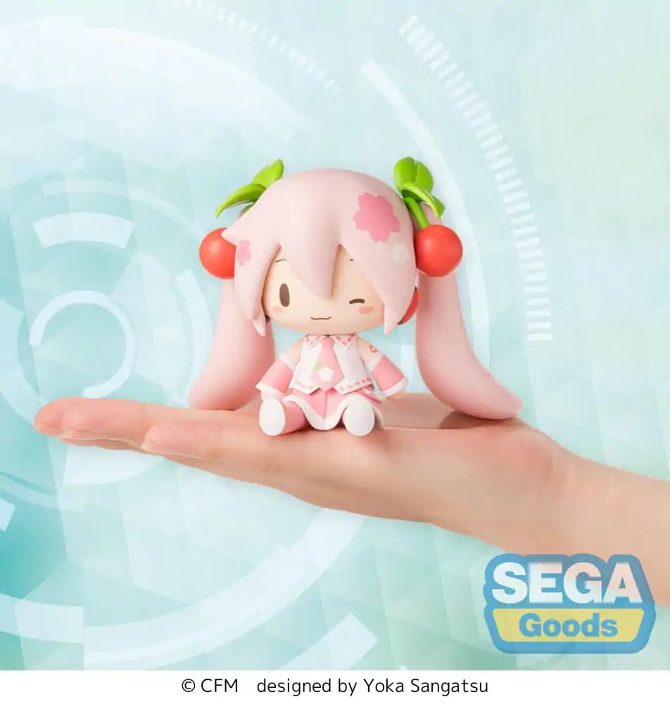 Character Vocal Series 01: Hatsune Miku Fuwa Petit Chibi figura Sakura Miku 8 cm fotografija izdelka