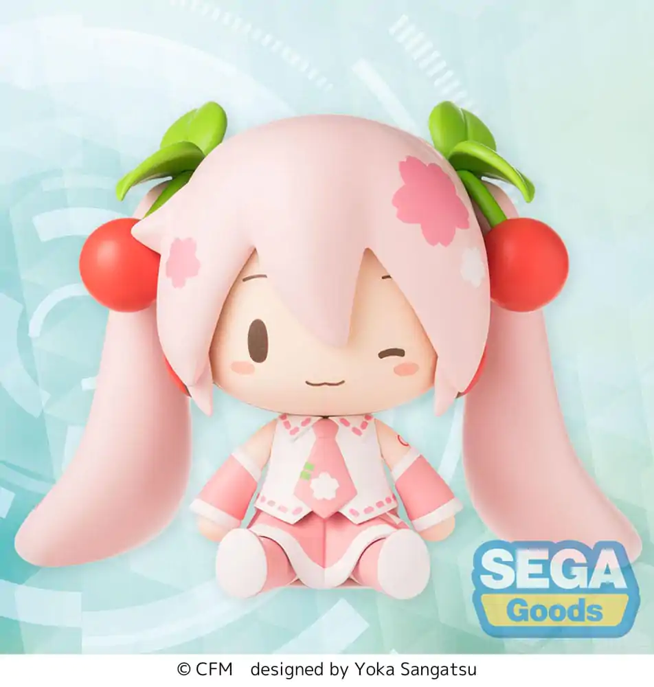 Character Vocal Series 01: Hatsune Miku Fuwa Petit Chibi figura Sakura Miku 8 cm fotografija izdelka