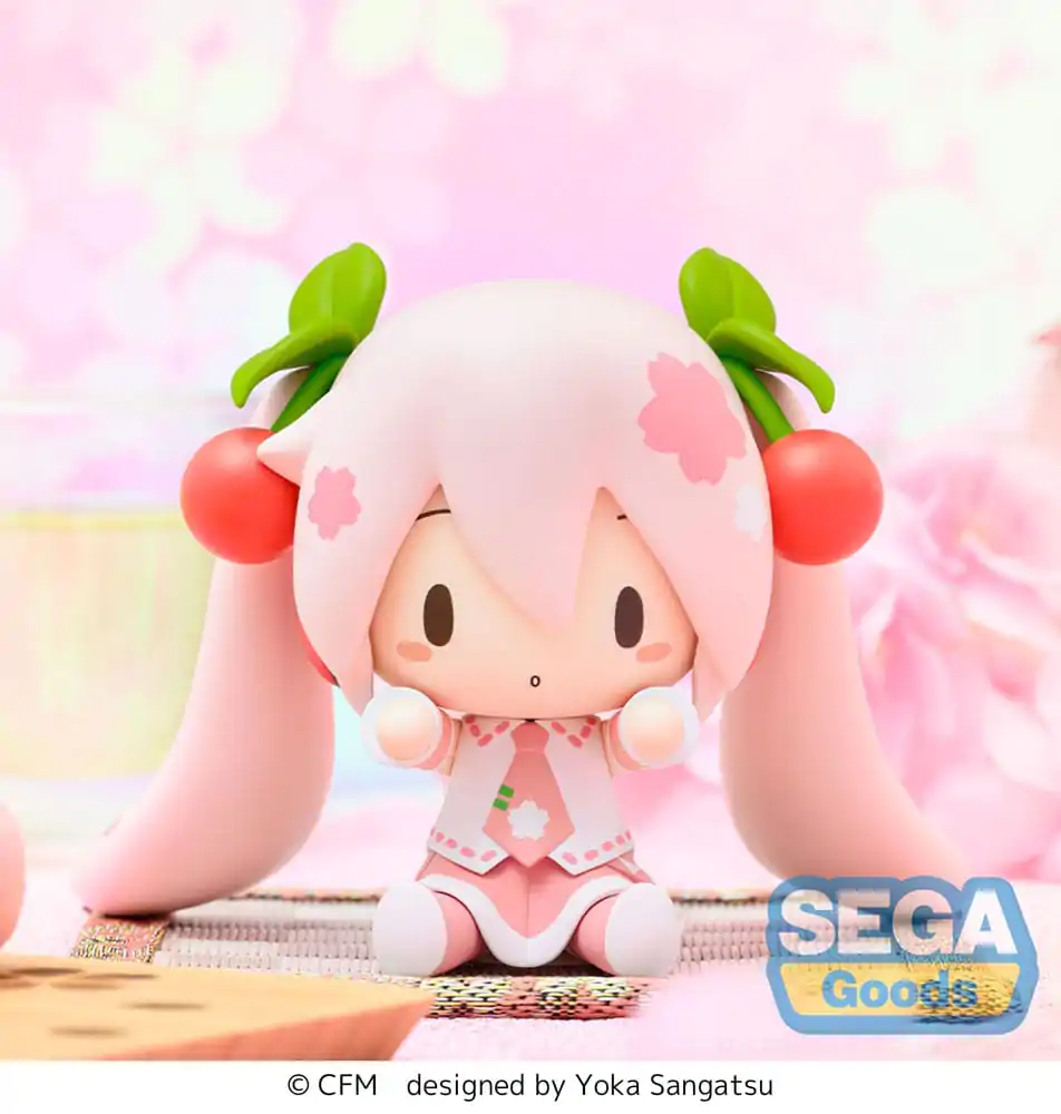 Character Vocal Series 01: Hatsune Miku Fuwa Petit Chibi figura Sakura Miku 8 cm fotografija izdelka