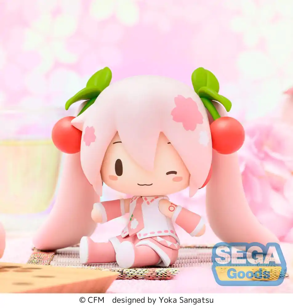 Character Vocal Series 01: Hatsune Miku Fuwa Petit Chibi figura Sakura Miku 8 cm fotografija izdelka