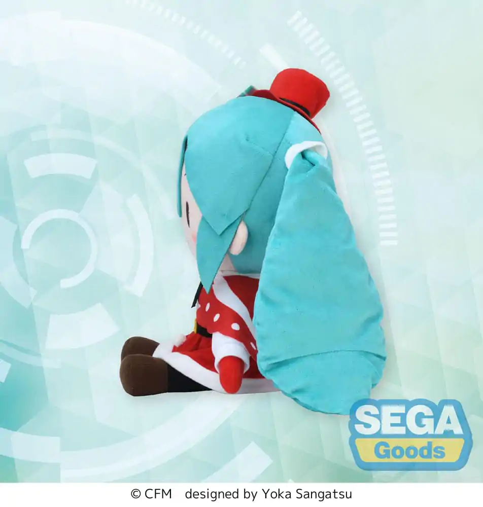 Character Vocal Series 01: Hatsune Miku Fuwa Petit Plišasta figura Hatsune Miku Christmas LL 35 cm fotografija izdelka