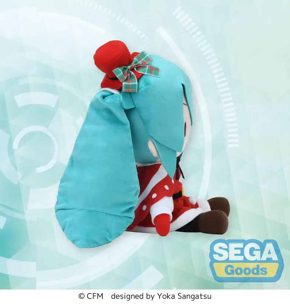Character Vocal Series 01: Hatsune Miku Fuwa Petit Plišasta figura Hatsune Miku Christmas LL 35 cm fotografija izdelka