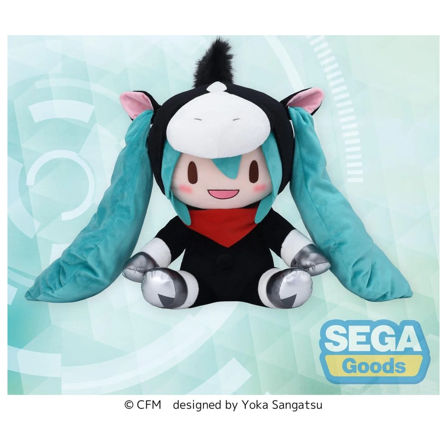 Character Vocal Series 01: Hatsune Miku Fuwa Petit plišasta figura Hatsune Miku Horse 2026 LL 40 cm fotografija izdelka