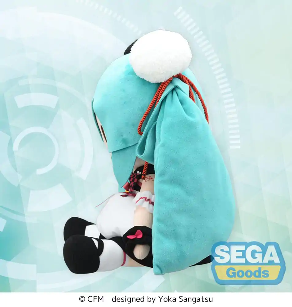 Character Vocal Series 01: Hatsune Miku Fuwa Petit Plišasta figura Hatsune Miku Panda Bun LL 40 cm fotografija izdelka