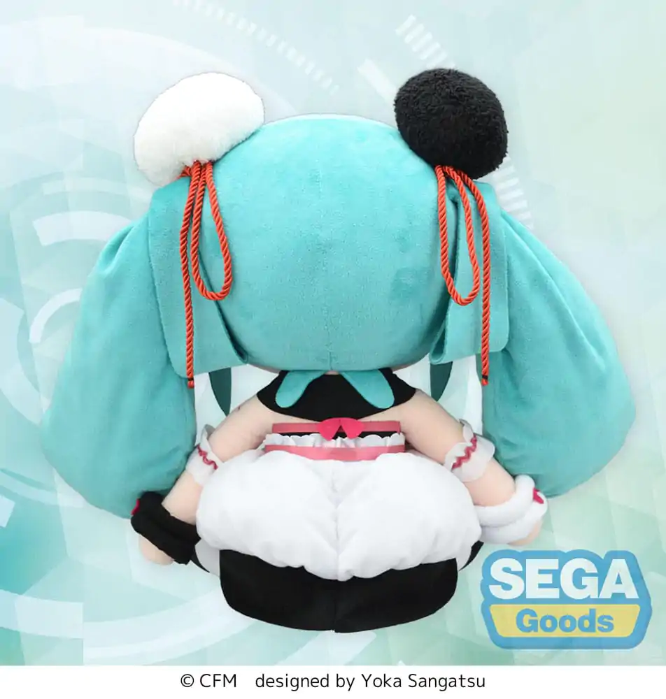 Character Vocal Series 01: Hatsune Miku Fuwa Petit Plišasta figura Hatsune Miku Panda Bun LL 40 cm fotografija izdelka