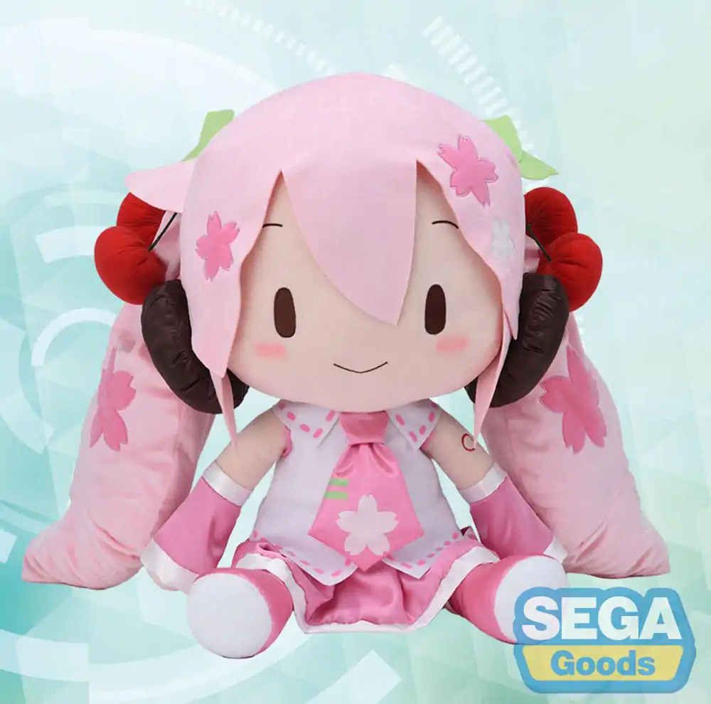 Character Vocal Series 01: Hatsune Miku Fuwa Petit Plišasta Figura Sakura Miku Dodeka Jumbo 50 cm fotografija izdelka