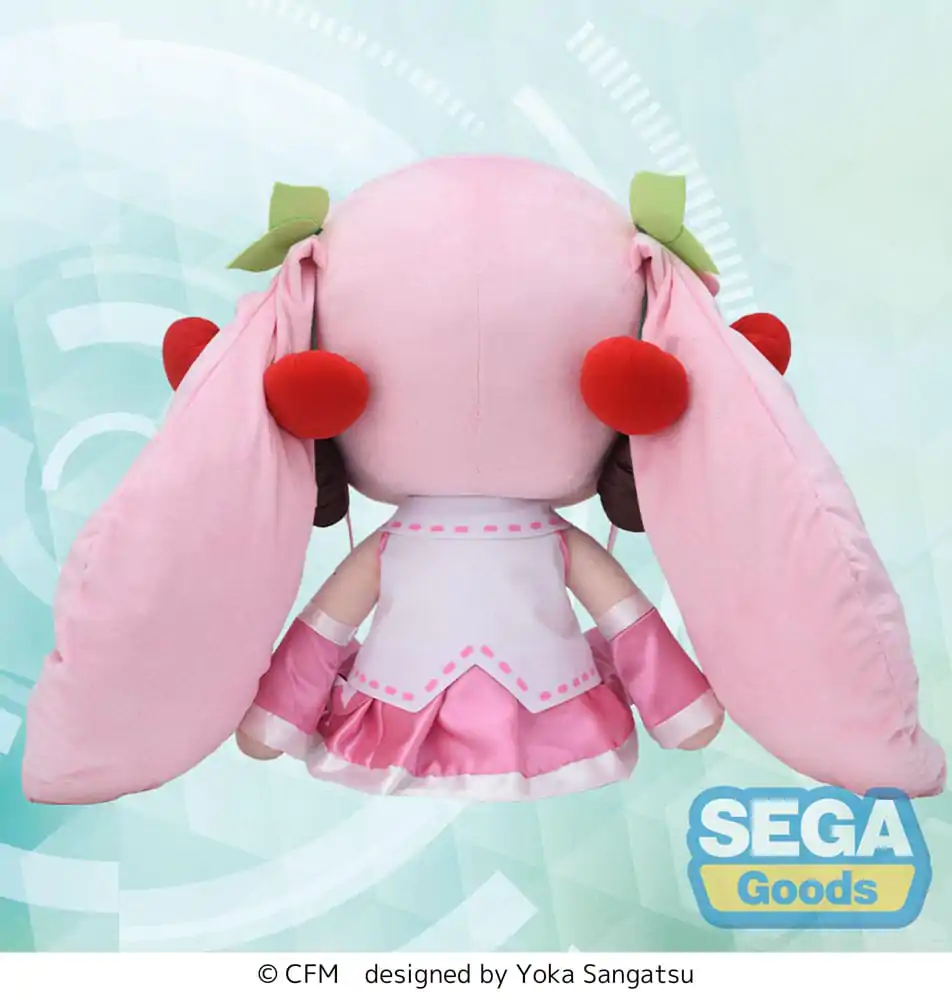Character Vocal Series 01: Hatsune Miku Fuwa Petit Plišasta Figura Sakura Miku Dodeka Jumbo 50 cm fotografija izdelka